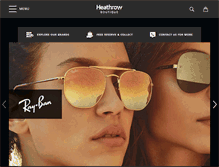 Tablet Screenshot of boutique.heathrow.com