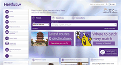 Desktop Screenshot of heathrow.com